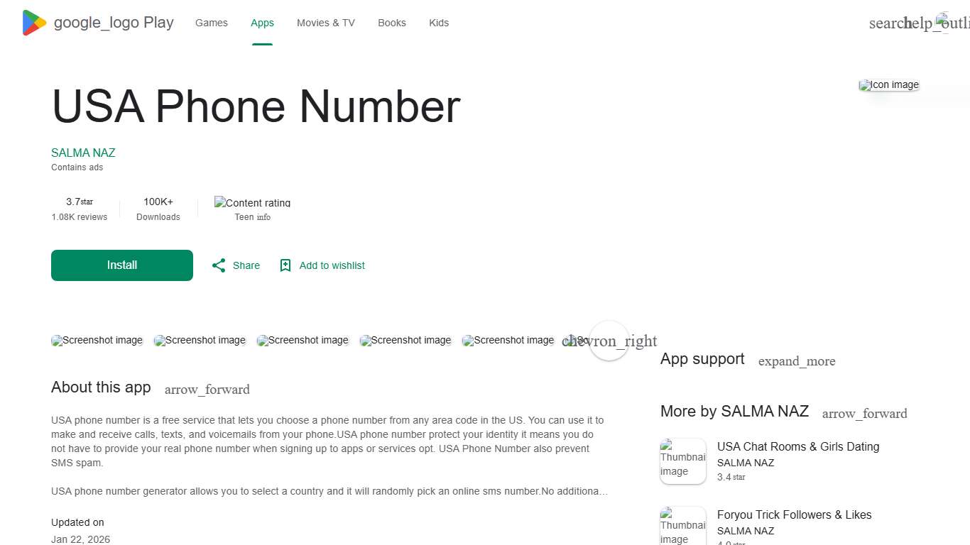 USA Phone Number - Apps on Google Play